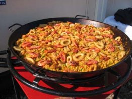 Paella traditionala (cu fructe de mare)